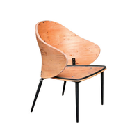 Nouvelle conception usine vente directe chaise contreplaqué cadre chaise canapé courbe contreplaqué cadre