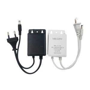 Jingruian <b>Power</b> <b>Adapter</b> 12V 2A DC Output For LED Strip Camera <b>US</b> Plug 1M Cable - Product Image 1