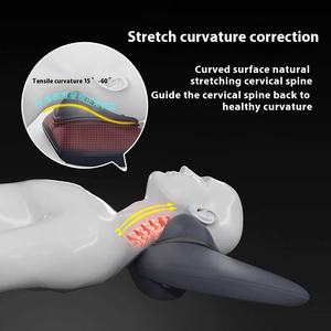 Masseur électrique double usage pour le cou et les épaules, compresse chaude transfrontalière pour la maison, nouveau massage de traction pour la protection de la colonne cervicale - Product Image 2