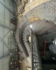 บันไดเหล็กแบบเกลียวบันไดสไตล์โมเดิร์นของโรงแรม - Product Image 4