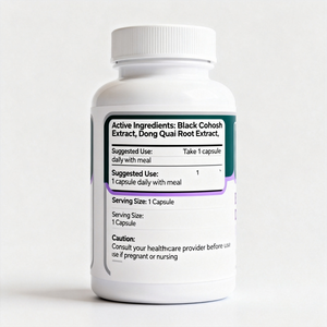 Capsules de multivitamines pour la ménopause à marque privée avec cohosh noir et dong <span class=keywords><strong>quai</strong></span> pour le soutien du SPM et la beauté (ne convient pas aux femmes enceintes) - Product Image 3