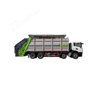 Camion compacteur de déchets diesel personnalisé avec système d'armes hydrauliques efficaces pour les opérations de collecte des déchets solides municipaux
