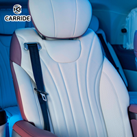 Carride Vito - Accessoires intérieurs de luxe portables pour voiture - Accessoires MPV - Sièges inclinables VIP en cuir Nappa orange vif - Starlight