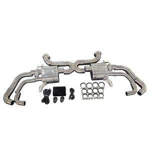 JTLD nuovo sistema di scarico sportivo per motori automobilistici in titanio Catback per Audi R8 V8 V10 sistema di scarico sportivo con valvole a 2008 2015 - Product Image 1