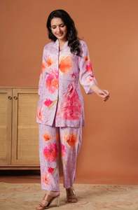 Ensemble coordonné pour un usage quotidien tendance, ensemble coordonné pour les voyages de luxe, ensemble coordonné de fusion ethnique moderne à prix raisonnable - Product Image 6