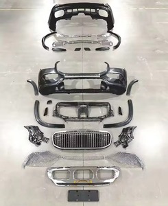 2013-2019 GL Class X166 actualización a 2023 GLS X167 MAYB estilo Look Car Body Kit viejo a nuevo Facelift parachoques faros luces traseras - Product Image 4