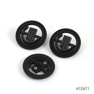 Accessoire de couture à tige en alliage de zinc gaufré de forme personnalisée Bouton plaqué techniques pour vêtement/costume/manteau - Product Image 5