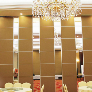 Acoustique cloison amovible 65 mm <span class=keywords><strong>cloisons</strong></span> mobiles pour la salle de banquet de l'hôtel - Product Image 3