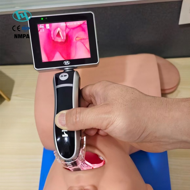 Disposable Video Laryngoscope HYHJ-1330 Portable Handheld Design Medical Emergency Airway Control Equipment