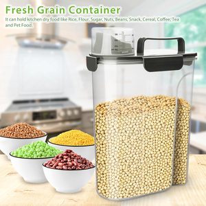 1.6L/2L/2.8L Eco-Friendly Food-grade Plastic Airtight Moisture-Proof Insect-proof Portable Grain Storage <b>Container</b> Sealing Ring - Product Image 3