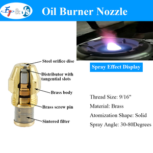 YS 80 độ Brass dầu vòi phun methanol DIESEL nhiên liệu không khí phun phun máy bay phản lực cho các bộ phận nồi hơi nhiên liệu dầu Burner phun vòi phun - Product Image 2