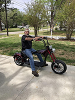 Eahora Romeo M1p 60v 30ah Uzun Menzilli Chopper Elektrikli Sistem Scooter Arazi Yetişkin Elektrikli Bisiklet