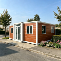 Fournisseur chinois de maisons préfabriquées confortables avec cadre blanc, extensibles, modulaires, avec fenêtre coulissante