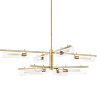Luminaire suspendu moderne nordique, luminaire suspendu d'intérieur, métal doré, tube en verre blanc, décoration de la maison, luminaire suspendu LED