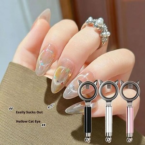Herramienta Magnética 3D para Uñas con Orejas de Gato, Efecto Ojo de Gato Hueco para Manicura con Gel Magnético, Línea Francesa, Efecto Aurora, Imán para Arte de Uñas - Product Image 2