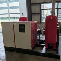 Compresseur d'air industriel à vis rotatif 200 psi 14 bars avec sécheur 500 400l Laser 15 bars