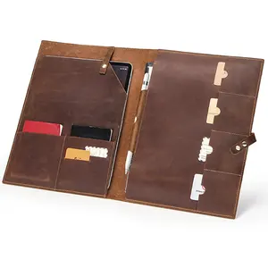 棕色复古手工真皮 12 英寸笔记本电脑保护套保护套组合包