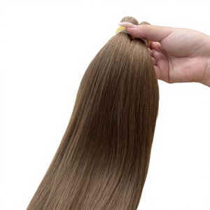Venta al por mayor de fábrica: Cabello virgen vietnamita a granel, 100% humano, súper doblemente estirado, punta y raíz gruesas, calidad premium, trama única, 100gr - Product Image 2