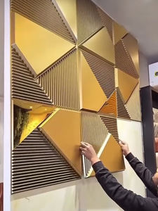 AISEN DECOR <span class=keywords><strong>Pannelli</strong></span> <span class=keywords><strong>Adesivi</strong></span> da Parete con Logo Personalizzato Design <span class=keywords><strong>3D</strong></span> <span class=keywords><strong>Pannelli</strong></span> Quadrati da Parete <span class=keywords><strong>3D</strong></span> in PVC a Specchio Decorazioni Murali <span class=keywords><strong>per</strong></span> la Casa - Product Image 3