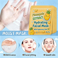 Masque facial hydratant à succès avec 8 extraits de fruits pour une routine de soin de la peau et une réduction des pores