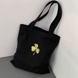 Bolsas de Almacenamiento Reutilizables para Mujer, Bolso Tote de Lona Estético con Tela de Algodón Natural, Correa para el Hombro - Product Image 4