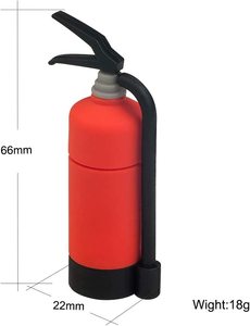 Gitra Hot Bán USB ổ đĩa flash PVC chữa cháy <span class=keywords><strong>Memory</strong></span> Stick 8GB USB Flash Drive 16GB 32GB phim hoạt hình bình chữa cháy Pendrive - Product Image 2