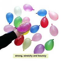 Lot de 500 bombes à eau instantanées biodégradables en latex de 3 pouces pour fêtes d'été, jouets interactifs pour batailles d'eau, remplissage rapide, vente en gros