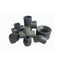 Sambungan Pipa PVC Grosir untuk Perlengkapan Furnitur, Saluran Pembuangan Lantai, Tee 3 4 5 6 Arah, Elbow 45 90 Derajat, Adaptor Ulir Jantan Betina, Konektor Pipa