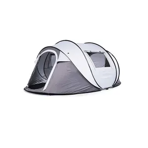 CR yürüyüş açık yağmur geçirmez otomatik Pop Up açık katlanır su geçirmez kamp çadırları