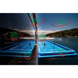 Drop Stitch thể thao dưới nước <span class=keywords><strong>Arena</strong></span> nền tảng Tòa Án Inflatable nổi pickleball tòa tennis thể thao sàn trên mặt nước - Product Image 1