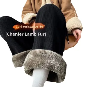 <span class=keywords><strong>Leggings</strong></span> Casual a vita alta da donna <span class=keywords><strong>in</strong></span> <span class=keywords><strong>pile</strong></span> spesso stile autunno inverno - Product Image 5