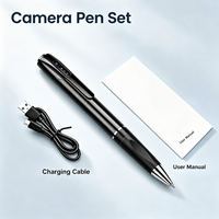 Stylo-caméra portable mini, enregistreur vidéo HD sans fil WiFi, caméra corporelle, caméra de poche, visualisation à distance