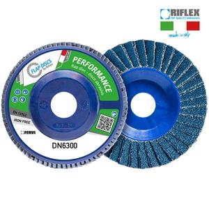 Disque à lamelles Fervi Performance 125 mm, disque abrasif sans fer pour le ponçage du métal - Product Image 3