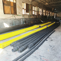 Tuyau d'aspiration d'eau flexible NBR Yongyi, modèle 250 mm, tressé à deux couches de fil d'acier, haute résistance pour rivière, 75 mm/90 mm/110 mm