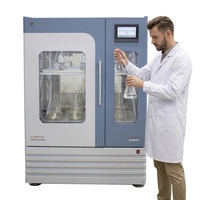 Incubadora Orbital de Doble Puerta Vertical con Pantalla Táctil y Función de Enfriamiento para Laboratorio