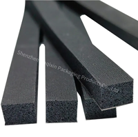 Mousse de polyuréthane PORON haute élasticité super doux tampon d'absorption des chocs joint d'isolation thermique joint éponge noir