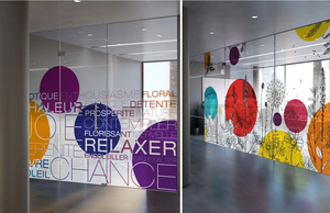 Vinilos Esmerilados Personalizados para Ventanas, Adhesivos Esmerilados de Vidrio de Colores, Vinilos Esmerilados Personalizados para Interiores y Exteriores, Letras Esmeriladas para Privacidad - Product Image 4