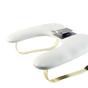 Sang trọng chuyên nghiệp hai tay hình chữ U móng tay Gối mềm PU làm móng tay đệm có thể tháo rời khung nhựa di động cánh tay phần còn lại - Product Image 5