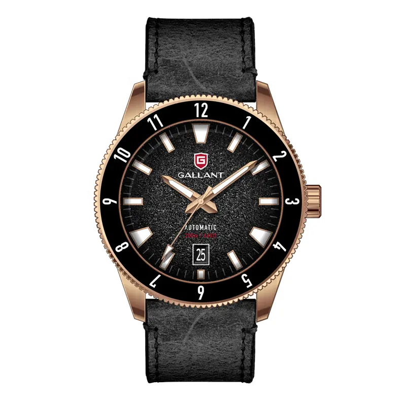 Kickstarter oem watch manufacturer Cusn8 bronze watch custom superluminova bgw dial ceramic bezel mechanical bronze diver watch