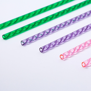 Pajitas Reutilizables <span class=keywords><strong>de</strong></span> Plástico PP Duro, Precio <span class=keywords><strong>de</strong></span> Fábrica, Selección <span class=keywords><strong>de</strong></span> Colores, Libres <span class=keywords><strong>de</strong></span> BPA, Ecológicas, para Uso Diario y Vasos <span class=keywords><strong>de</strong></span> Jugo - Product Image 6