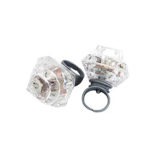 แหวนเพชรเรืองแสง LED สำหรับงานปาร์ตี้สละโสด ของชำร่วยงานปาร์ตี้ดิสโก้ที่เรืองแสงในที่มืด - Product Image 1