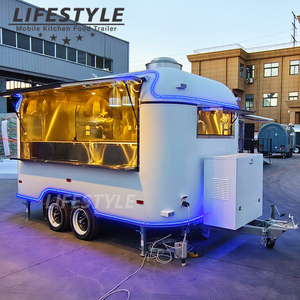 Carritos Foodtruck Dessert Chariot Mobile Cuisine Pizza Café Bar Traiteur Remorques Entièrement Équipé Mobile Food Truck Remorque - Product Image 4