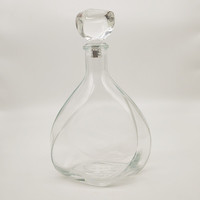 Nouvelle bouteille de whisky transparente de 750ml du fabricant, bouteille en verre XO, bouteille vide en verre de spiritueux blanc scellée au brandy