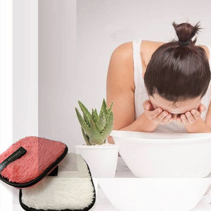 بيع بالجملة مايكروفايبر قابلة لإعادة الاستخدام وسادات مزيل مستحضرات التجميل مزيل ماكياج عيون الوجه الشفاه تنظيف القماش قابل للغسل وسادات مستحضرات التجميل النظيفة - Product Image 3