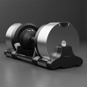 ชุดดัมเบลแบบปรับได้40กก. พร้อมเพิ่มอีก1กก. แผ่นเหล็กเคลือบโครเมี่ยมสำหรับออกกำลังกายยกน้ำหนักปรับได้ - Product Image 2