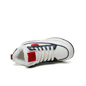 Botas de Invierno 2026 para Mujer, Impermeables, de Algodón, con Borlas, con Cordones, Forradas de Terciopelo, Cálidas, con Combinación de Colores, Deportivas, para Estudiantes - Product Image 3