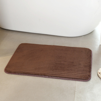 Tapis de salle de bain extra-doux en peluche antidérapant Tapis de bain en microfibre écologique Tapis de bain en chenille à séchage rapide