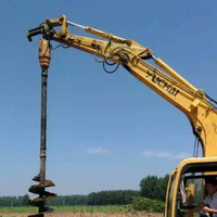 YA5000 Matériau dur Convient aux excavatrices multi-spécifications Affarestation en spirale tarière à tige creuse pour outils d'excavatrice