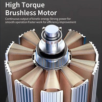 Perceuse-visseuse sans fil Makita 18V, visseuse électrique sans balais, vitesse variable, éclairage LED, outil électrique compact