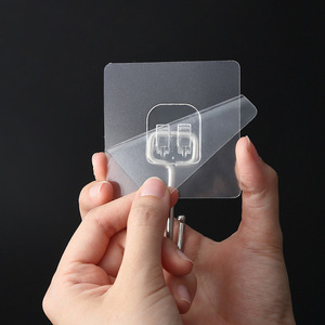 Gancho Adhesivo Rectangular Fx-X1191 Sin Clavos, Gancho Fuerte para Montar en la Pared, para Almacenamiento en Cocina, Baño y Puerta, Acabado Pulido - Product Image 4